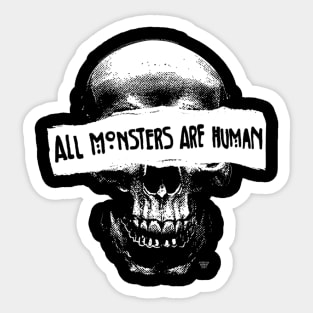 All Monsters Blind Skull Sticker